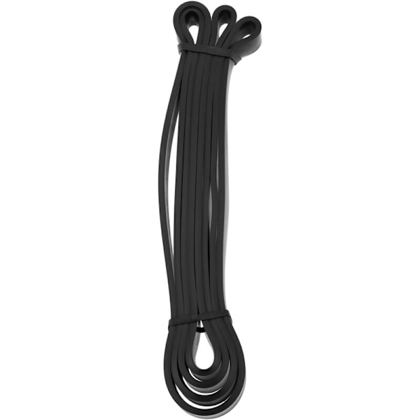 Sort elastisk modstandsband til muskeltræning 27 kg