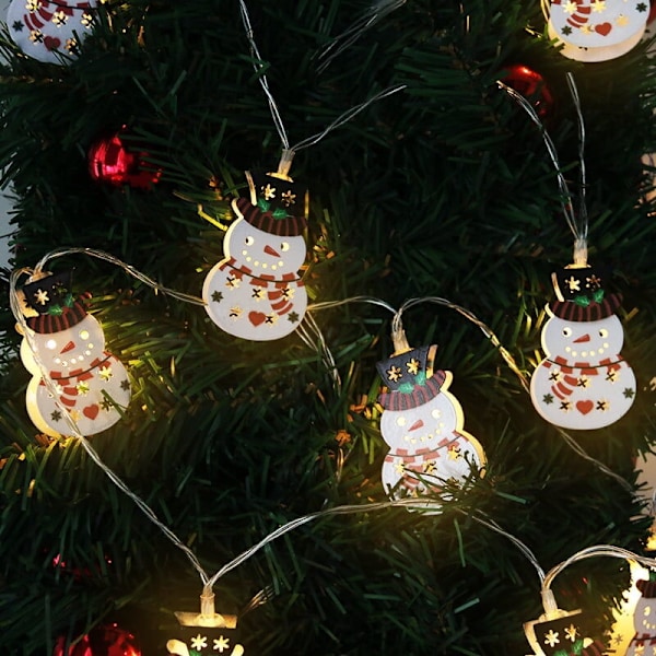 3M 20LEDs Julepynt Gardin Lyslenke USB Strømforsyning Malt Lyskrone LED Vanntett Lys Egnet for Innendørs og Utendørs