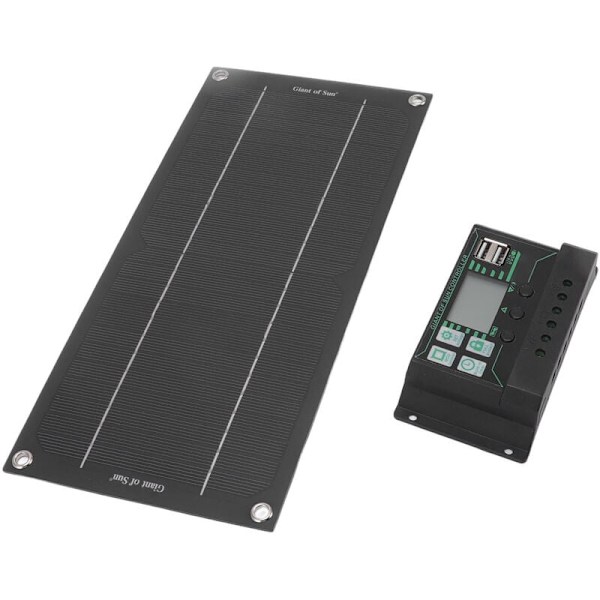 600W Solpanel Batterilader Kit, 18V Bærbar Solpanel Batterilader til Bil Campingvogn
