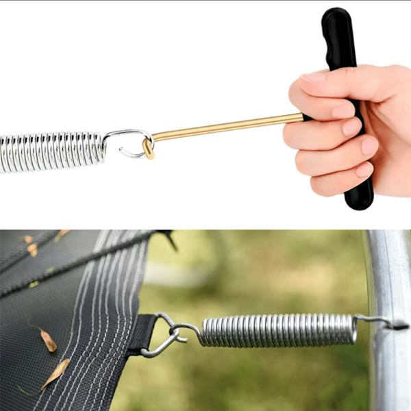 Trampolin fjäderkrok, studsmatta bungee säng montering och installationsverktyg, handkrok, fjädertillbehör