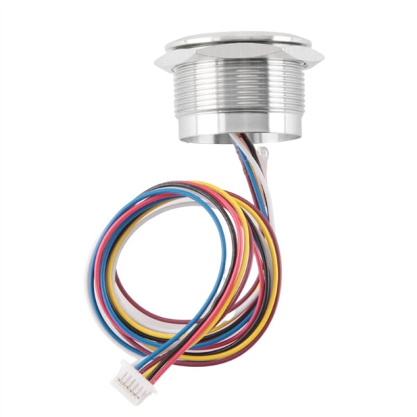R503 Rund RGB LED-indikatorring, Fingeravtrycksläsare med kapacitiv sensor, DC3.3V MX1.0-6-stifts, 19 mm