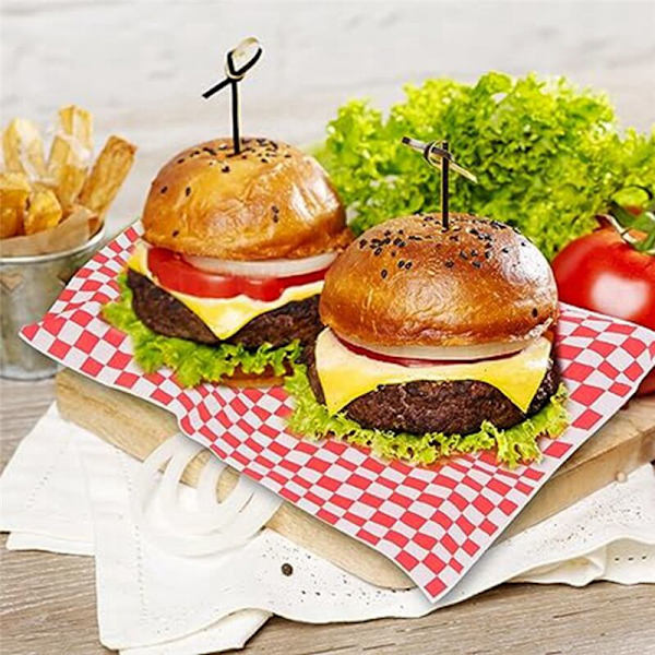 300 Ark Matpapper, Livsmedelskvalitet, Sandwichpapper, Hamburgerpapper