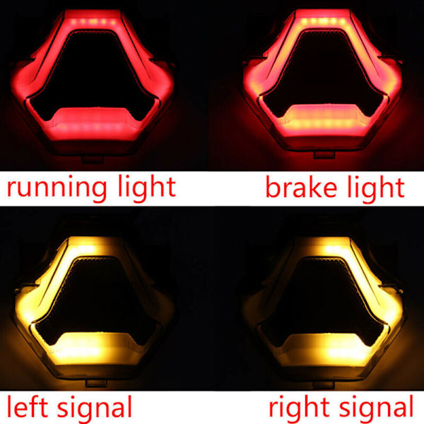 LED Blinklys Baklys For Yamaha YZF R3 R25 Y15ZR MT07 FZ07 LC150