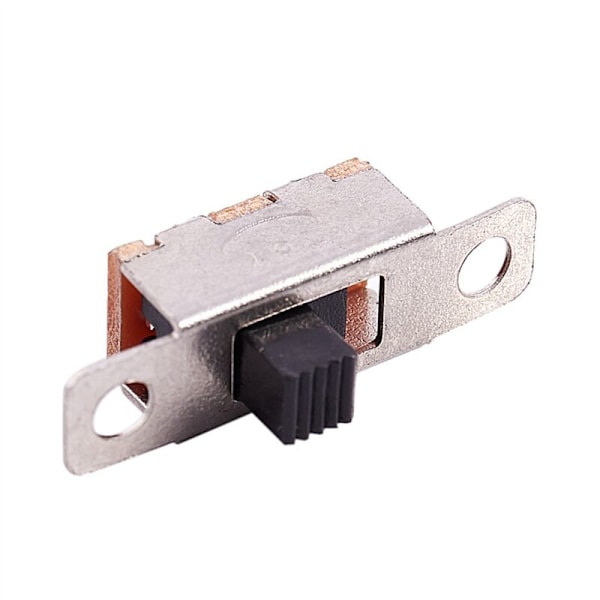 20 stycken X På/Av 2-läges SPDT 1P2T Panel Mini Skjutreglagebrytare Lödplintar SS12F15G3