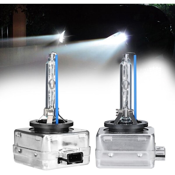 2 kpl D3S 8000K 35W Xenon-ajovaloja Korkea Kirkkaus IP68 Vedenkestävä Auto LED-ajovalo