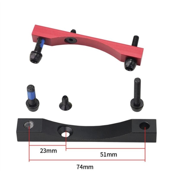 Hydrauliske skivebremsekaliper Trekkraftlinje HB100 for aluminiumslegering Bakhjul Elektrisk Scooter M365/Pro 1S