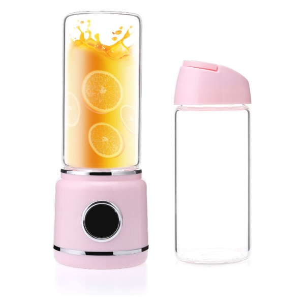 Bærbar USB Elektrisk Juicer Blender Mini Miksere Juicere Fruktekstraktorer Mat Multifunksjon Sportsflaske Juicemugge Rosa