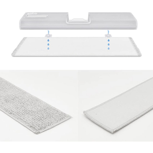 5-pack Serie för G10 K10 Sladdlös Dammsugare Mopp Tjockare Tyg Ersättningsmopptyg