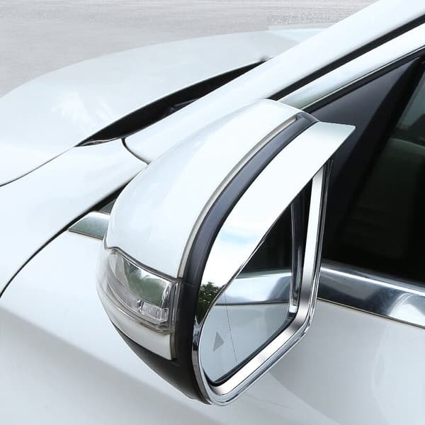 Krom Car Sidospegel Regn Ögonbryn Trim för B C E S GLC Klass W205 W213