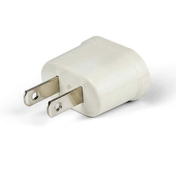 3PCS FR till US Adapter Converter Europeisk kontakt till amerikansk kontakt för att ansluta franska Frankrike Europa apparater till USA till Japan Kanada Thailand Taiwan