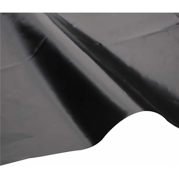 Sort HDPE Gummipondfolie til små damme, fiskedamme, havefontæne 3x3m - Fei Yu