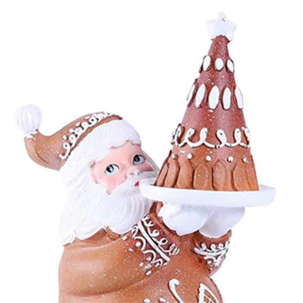 Julepynt i harpiks, juledekorationer, soveværelsesindretning, 7,1 x 9,6 x 19,5 cm