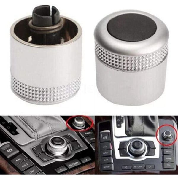 MMI Multimedia Rotary Knob Hovedmeny Volumknapp Deksel 4F0919069 4F0919070 Passer til -Audi A6 Allroad Quattro C6 A8 Q7