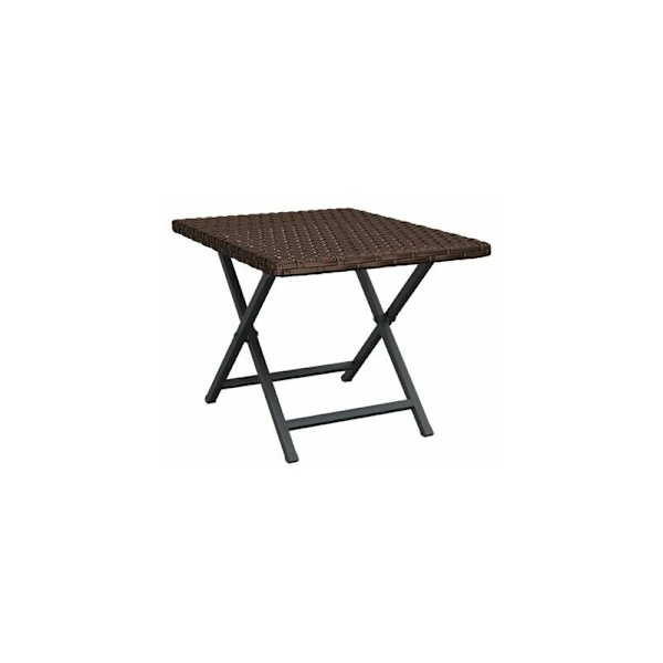 Folding Bord Brun 45x35x32 cm Kunstig Rotting