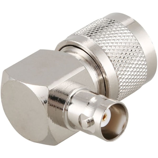 UHF PL259 -259 -uros BNC-oikean kulman RF-sovitinliitin, hopea
