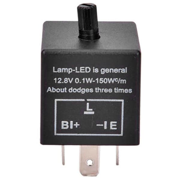 Justerbar LED Elektronisk Blinkrelæ til Blinklys CF13 JL-02 til Bil