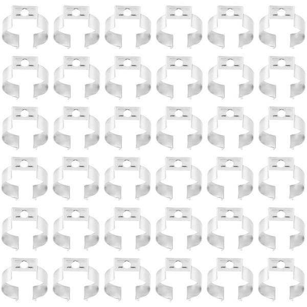 120 stk T8 LED-pærer U-klipsholder Fluorescerende rørlampeholder