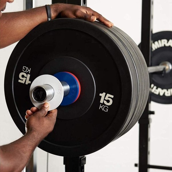 Fractional Weights Fractional Weights Mini Vægtplader Bodybuilding Plader Nøjagtig Disk Tilbehør Hvid 0.25Kg
