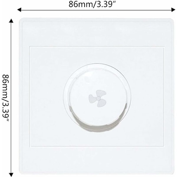 86 Typ Takfläkt Justering Steglös Hastighetsregulator Väggströmbrytare 220V 10A för 15-300W Dimmer