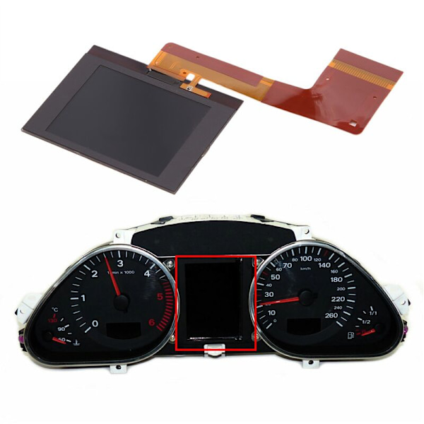 LCD-instrumentklynge for bilens dashbord - A6 4F0920900