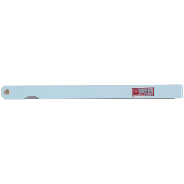 200 mm lång 17 ark 0,02 mm-1,0 mm utrymmesmätande tjocklekssensor