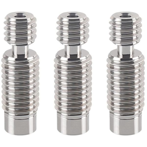 Lämplig för 3D-skrivartillbehör TC4 Titanlegering Rör Fjärrkontroll V6 Helmetall 1.75Mm (3-pack)