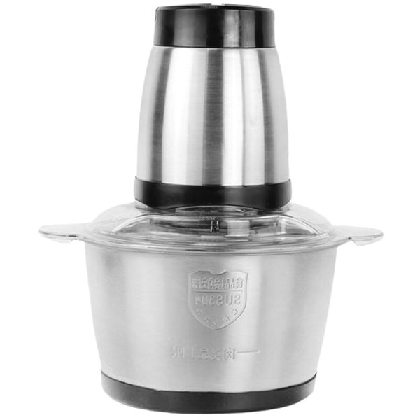 Rustfritt stål mathakker 2L elektrisk matprosessor kjøttkvern blender blender maskin kjøkkenapparater, EU-plugg