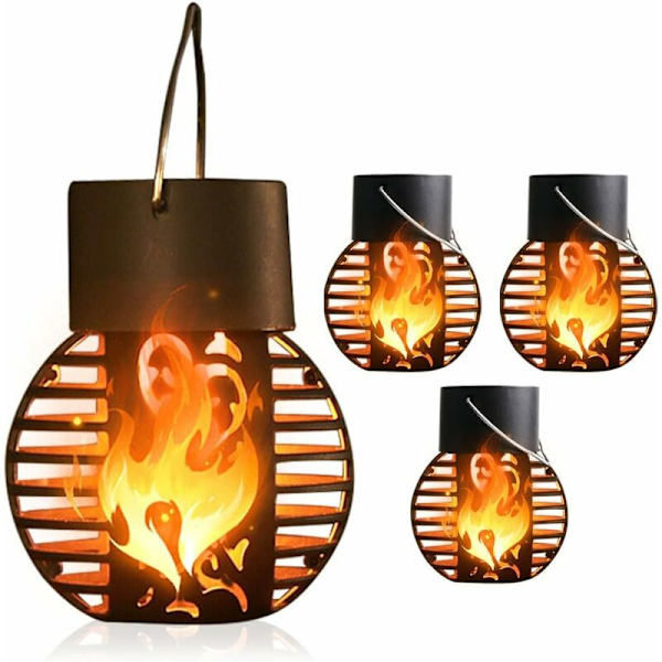 Solcelle Flammelys, Udendørs Solcellelanterne, Have Lanterner og Fakler, Solcelle Udendørs Lanterner, Udendørs Solcelle Have Lanterne, Solcelle Flammelys, Udendørs La