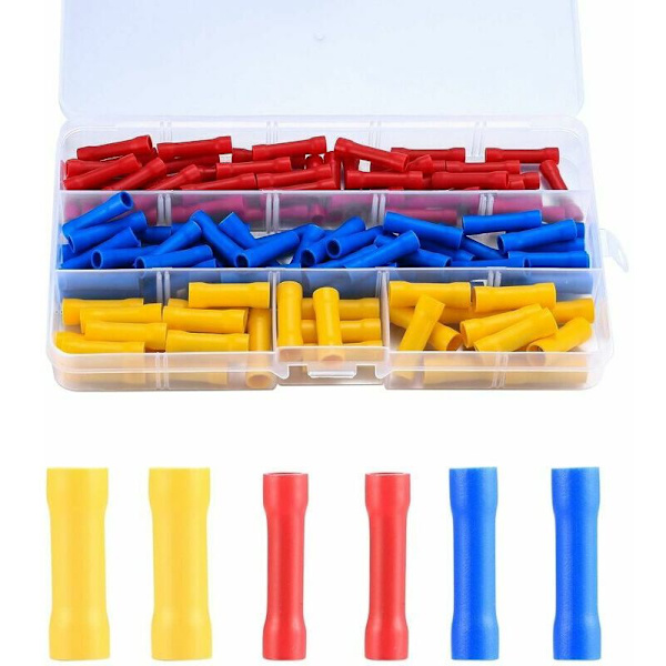 120 Elektriske stik, isolerende ærme elektriske terminaler, crimp terminaler, lige elektriske ledning crimp terminaler, crimp stik til Au