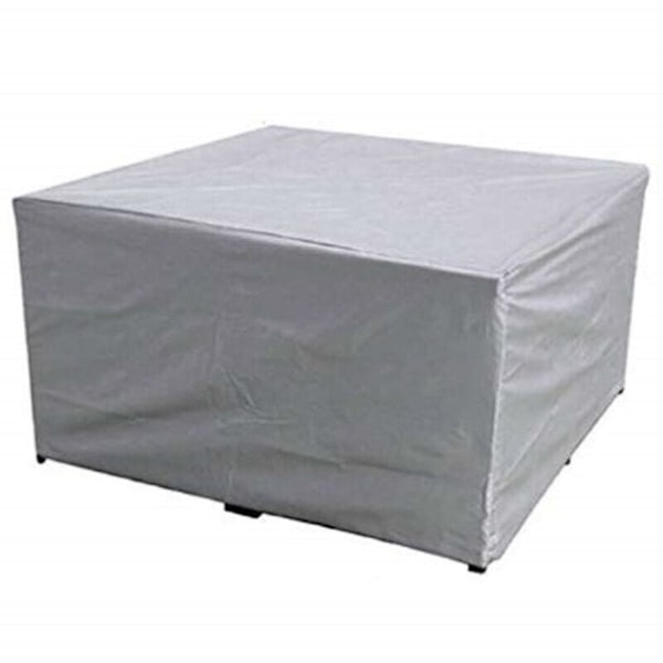 Rektangulärt skyddande överdrag för trädgårdsmöbler, polyester, vattentätt, dammtätt, anti-UV, för trädgårdsstol eller bord (mått: 868636cm)