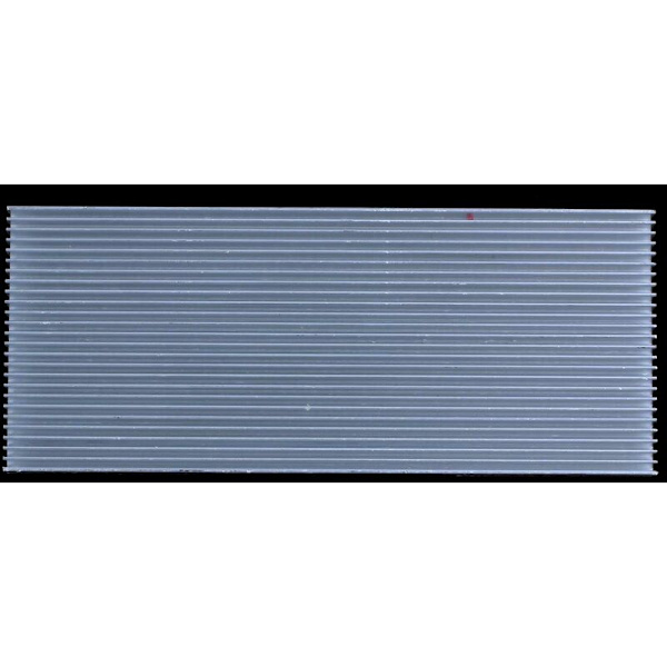 Kylfläns i aluminium för hög effekt LED-förstärkare transistor 100X41X8Mm