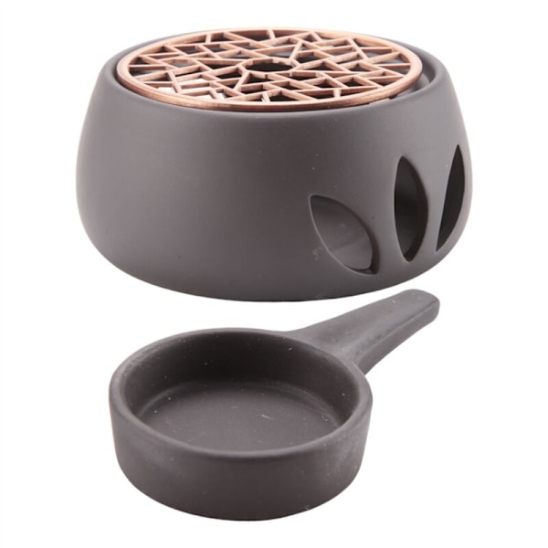 Keramisk Tekanne Varmerholder Base Te Varmer Isolasjonsbase Te Kaffe Varmer Hulrom Lys Varmebase Holder B