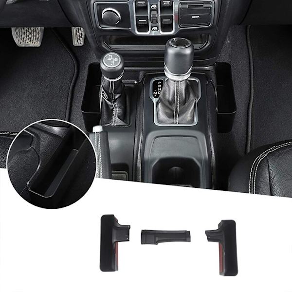 Midterkonsolskift Side Tray Opbevaringsboks Organizer til Wrangler JL JT 2018-2022, Opgradering