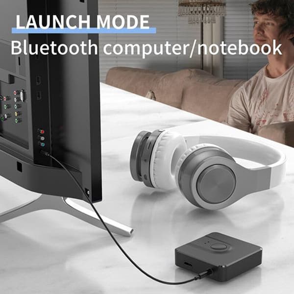 Bluetooth 5.0 lydmottakeradapter/senderkombo USB TV-biladapter kompatibel med datamaskin