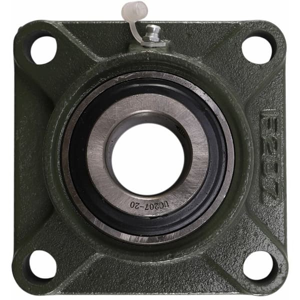 1 stk. UCF207-20 pude flange leje 1-1/4 tommer boring 4 bolte solid base