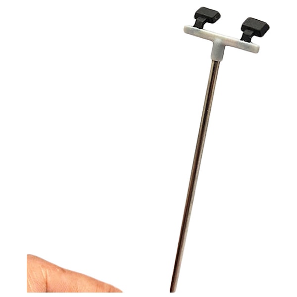10 stk 2Led gatelys 1: 100 100 Ho skala miniatyr gatelampe for sandbord, modell 2