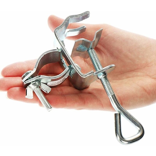 Parasollholder, Bordparasollklemme, Bordklemme for Hageparasoller, Metallparasollholder for Balkong, Parasoll, Strand, Fiske, Patio, Balkong-D