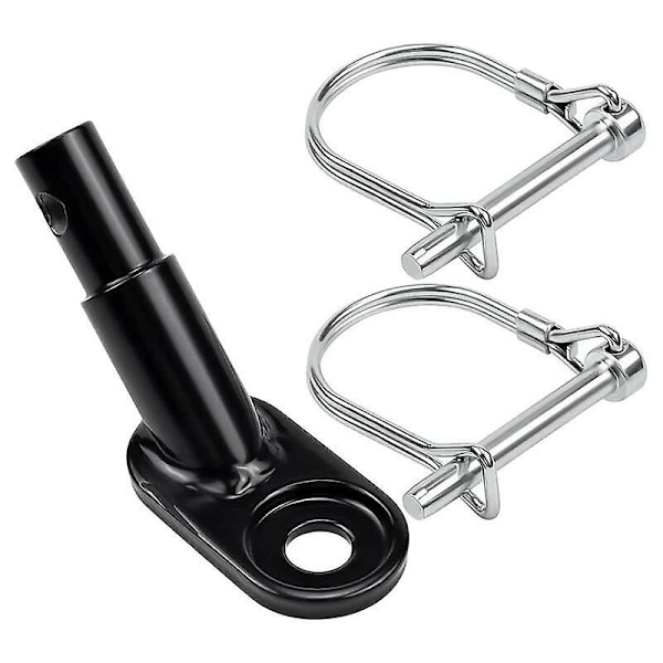 Koblingstilbehør til cykeltrailere, flade og vinklede metalkoblinger til babyvogn