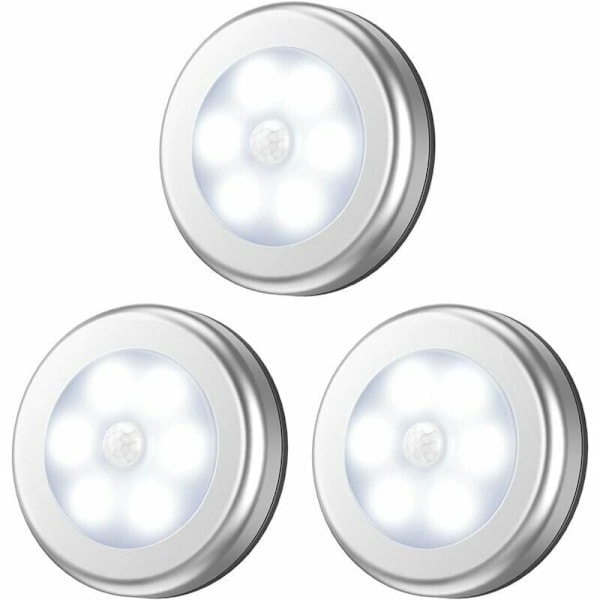 Spotlight Tracks Bevægelsessensor Lys, LED Skab Sensor Lys, Trappe Lys, Kabinet Lys, Batteridrevet, til Trapper, Skabe, Skabe, Nemt Ind
