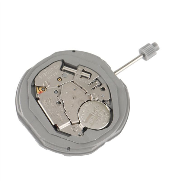 2X Metallkvartsurverk 3 visare datum 3 med stjälkreservdelar 065-543 för Miyota GM02 GM00-urverk