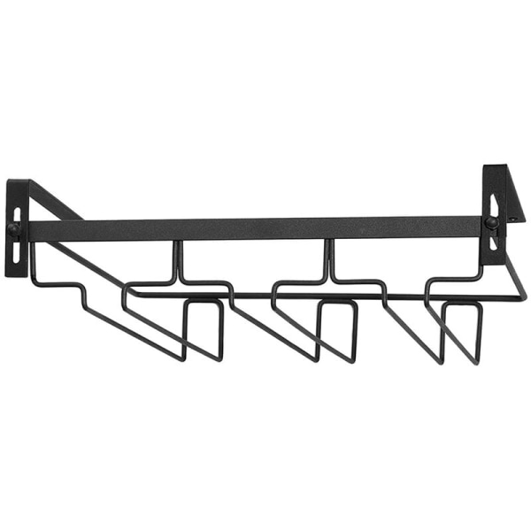 Vinställ under skåp, 3 rader hängande ställ för vinglas, ställ för förvaring av vinglas i metall för kök, bar, etc.