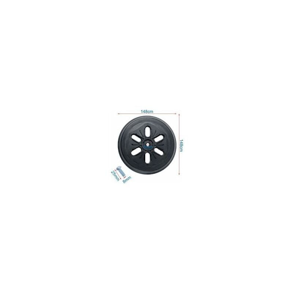 150 mm slipmatta - För Bosch GEX 150 AC, PEX 15 AE, GEX 150 Turbo excenterslip - 150 mm med W-skruv,