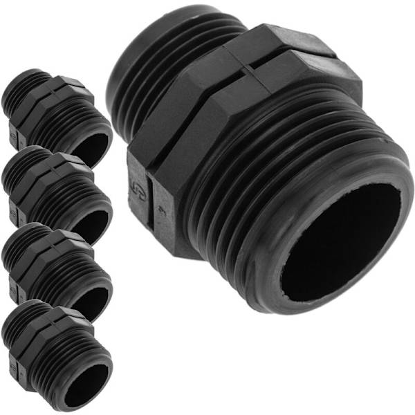 Kastelujärjestelmän letkun pienennysliitin 3/4'' x 1'' 5 kpl