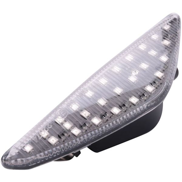 2 st bilsida dynamisk blinkers för X5 E70 X6 E71 E72 X3 F25 transparent