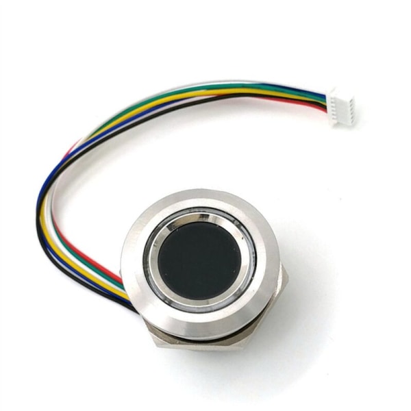 R503 Rund RGB Ring LED Indikator Kontrol DC3.3V MX1.0-6Pin Kapacitiv Fingeraftryk Modul Sensor Scanner, 15Mm