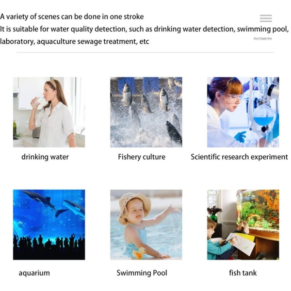 Bluetooth-yhteensopiva pH-mittari, lämpötila- ja kosteusmittari, BT pH-testeri, reaaliaikainen seuranta, digitaalinen RH-testeri