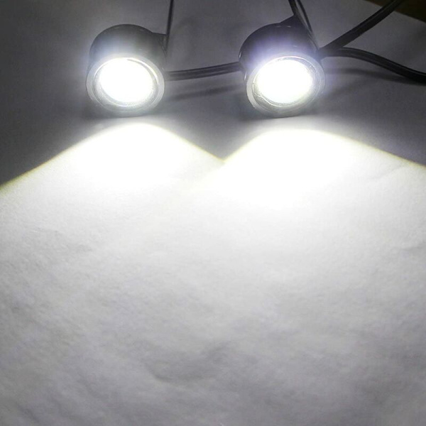 22mm 5630 3SMD DRL Eale Eye LED-lampor för registreringsskyltsbelysning, dagsljus, backljus, parkeringsljus, 12V - 2-pack