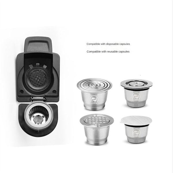 Återanvändbar Kaffeadapter för Kapselkonverterare KP GENIO 2/DG250R /Melody/ CIRCOLO Kaffemaskin
