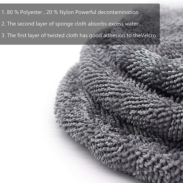 6 stk. Erstatnings Mikrofiber Børstehode Mopp Klut Rengjøring for V7 V8 V10 V11 Støvsuger Tilbehør