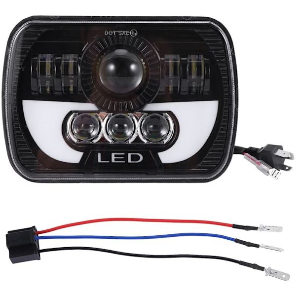 Led forlygter 300W 5X7 Led forseglet strålehovedlampe med høj lav stråle Led forlygte til Wrangler Yj Xj